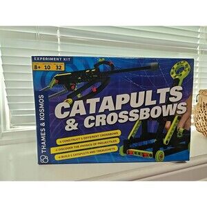 SOLD Catapults and Crossbows Physics Science Experiment Kit Thames & Kosmos